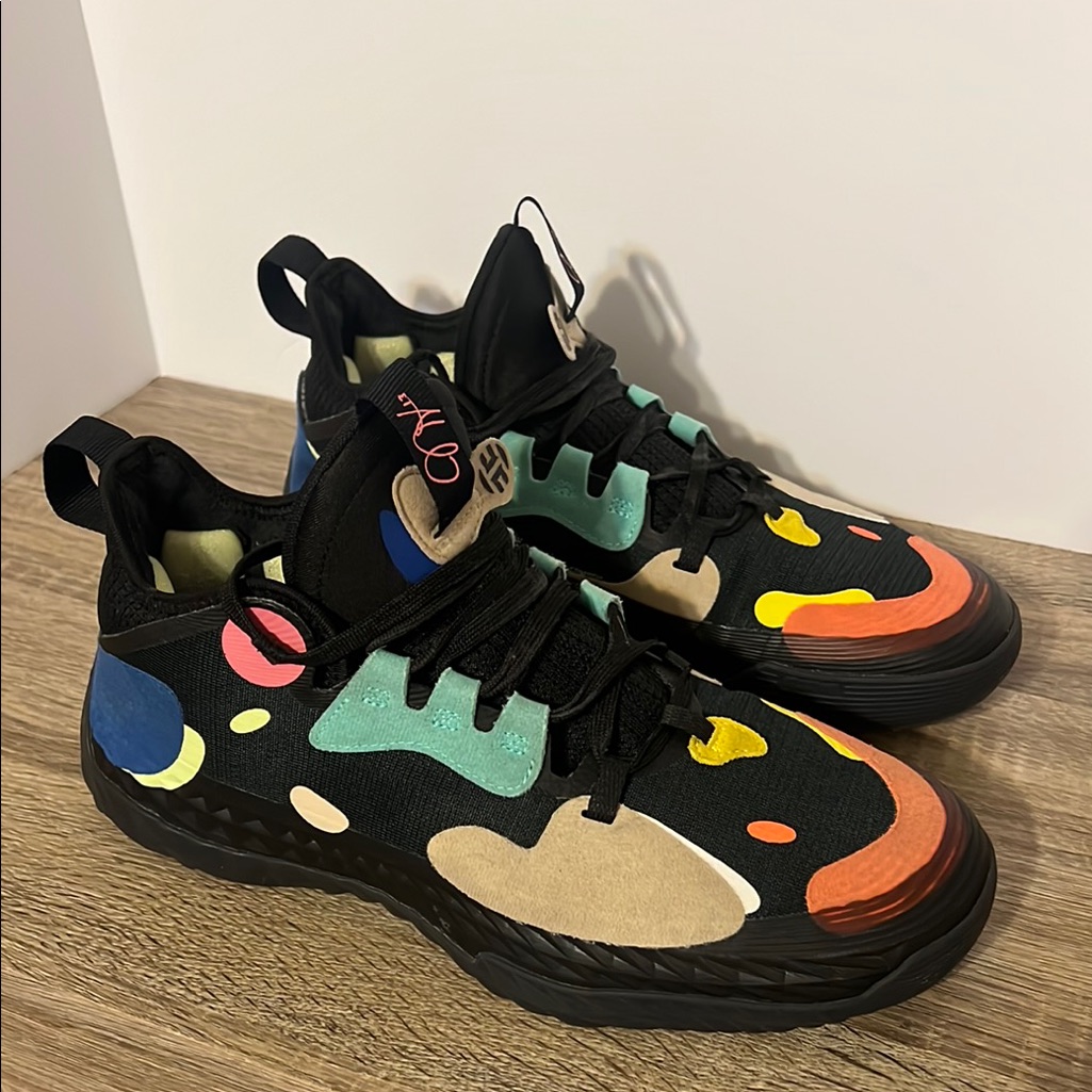 Adidas Created With James Hardenmulticolor Graphic Sneakers